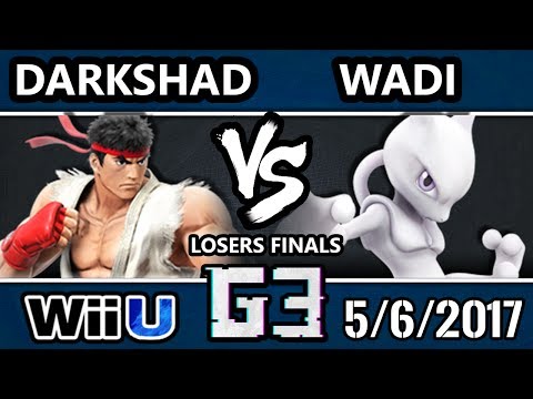 Glitch 3 Smash 4 - WaDi (Mewtwo) Vs. Darkshad (Ryu) Wii U LF