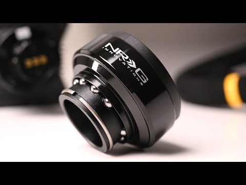 QUICK RELEASE FOR ANY STEERING WHEEL ON THE MOZA BASE NRG