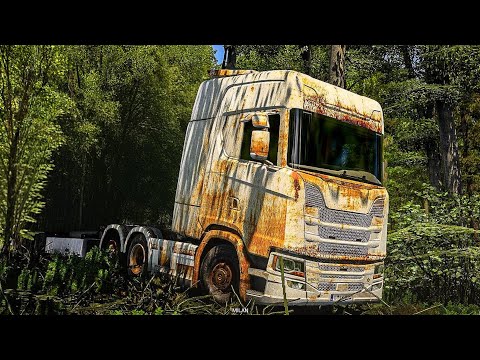 Rebuilding Truck Scania 520S V8  Drive I Mozar5 Wheel#trending #ets2 #shorts