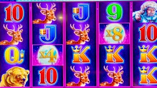 PLAYED MULTIPLE TWD MACHINES= BIG WINS #slotman #casino #slotmachine #timberwolfdeluxe