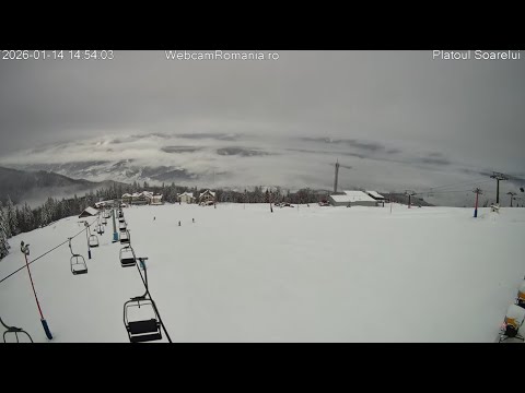🔴 LIVE | Webcam Pârtia Platoul Soarelui - Straja | Starea Pârtiilor în Timp Real