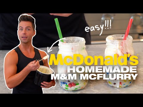 Homemade Mcdonald's M&M McFlurry (EASY)