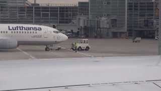preview picture of video 'Aruna & Hari Sharma flying Denver CO, USA from Frankfurt by Lufthansa Flight LH 446, Nov 05, 2013'