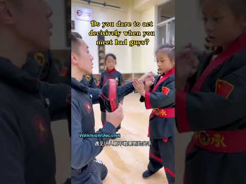 Watch This Adorable Girl master Wing Chun Techniques in Her Training Class