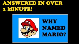 How did Mario Get His Name? - Easily Explained