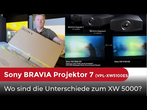 Vorstellung: Sony BRAVIA Projektor 7 (VPL-XW5100ES). Wo sind die Unterschiede zum Sony XW 5000?