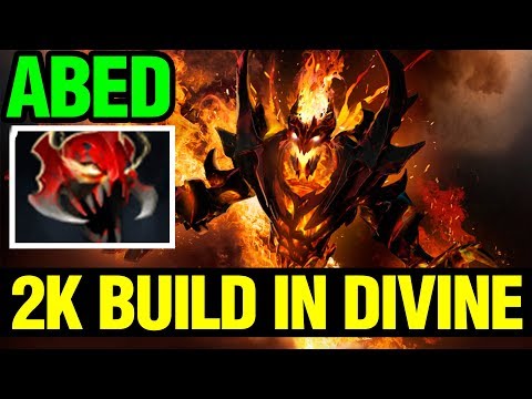 2k Build Works In Divine Rank - ABED Shadow Fiend Mask Of Madness - Dota 2