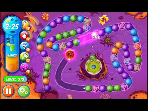 Marble Woka Woka Level 212 - NO BOOSTERS 🐢 | SKILLGAMING ✔️