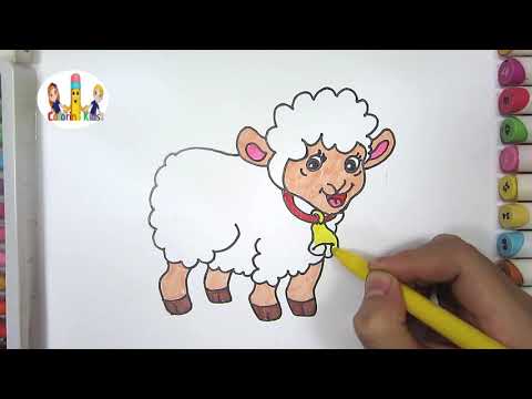 How to Draw a Cute Sheep step by step | Easy Cartoon...