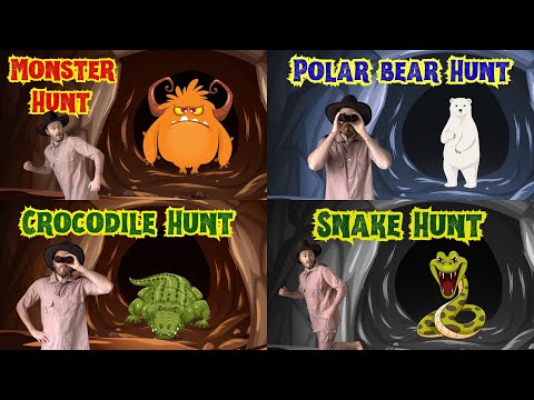 We’re Going on a Bear Hunt Compilation | Bear Hunt | Brain Breaks | Videos for Children