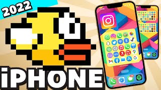 How to Get Flappy Bird on iPHONE (*2022*) (NO COMPUTER OR JAILBREAK) - iOS 16! (+ MORE!)