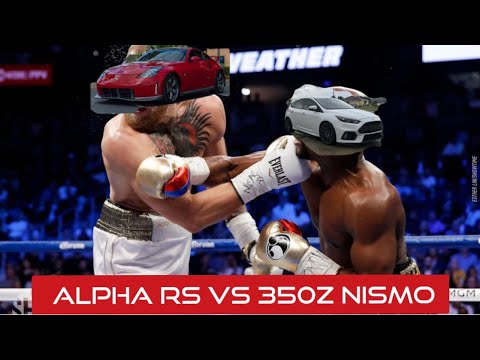 Focus RS vs 350z Nismo