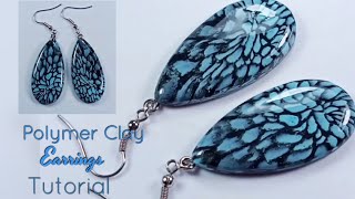 Polymer Clay Earrings Tutorial for Beginners / LoviCraft