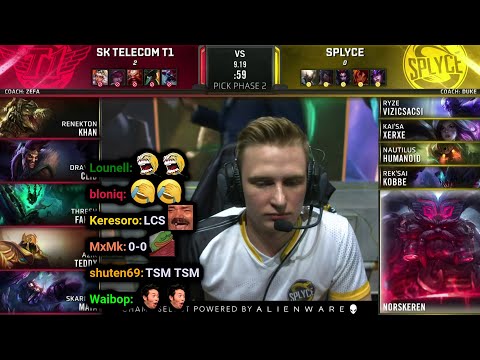 SPY vs SKT - Game 3 | 2019 Worlds Quarterfinals | Twitch VOD with Chat