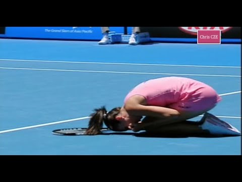 Jelena Jankovic v. Tamira Paszek 2008 AO 1R highlights