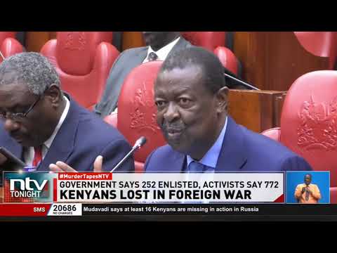 Mudavadi now says 252 Kenyans fighting for Russia breached the law