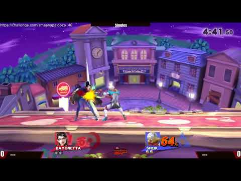 SmashaPalooza 40: Losers Finals - Zael (Bayonetta) vs MaNiAcJaCe (Sheik)
