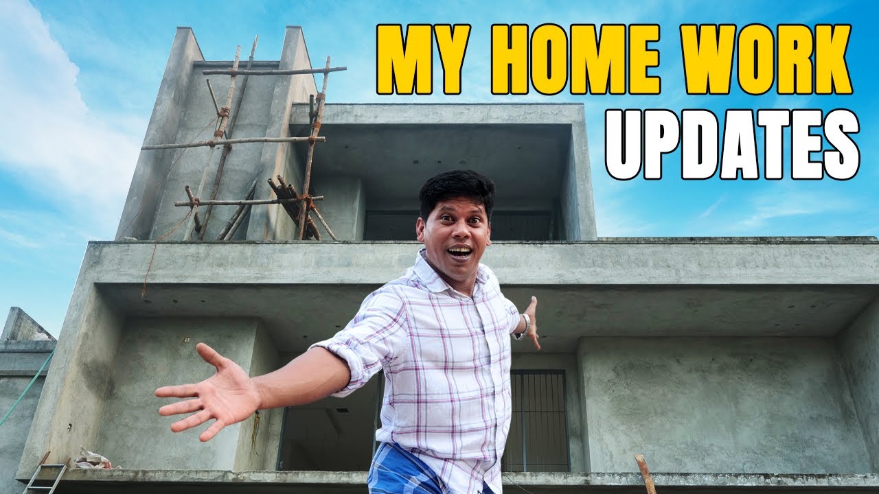 HOME UPDATE | My New Home Work Update | എന്റെ വീട് പണി കുളമായി