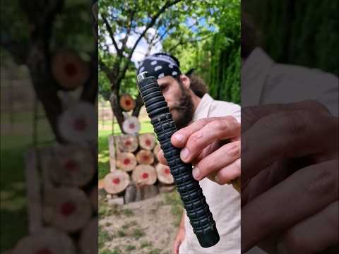 Expandable Baton Throwing #shorts #action #tips