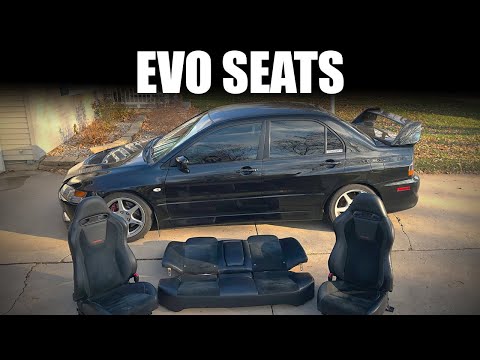 EVO 8/9 Seat Removal / Install How-to - Mitsubishi Lancer Evolution 8 Interior