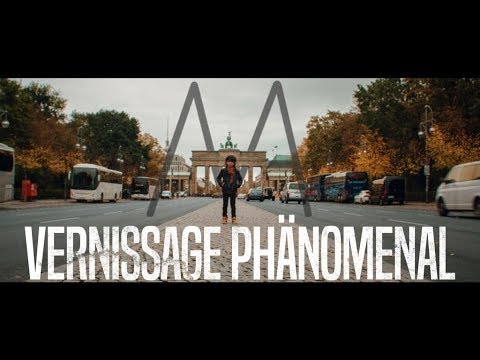 Vernissage Phaenomenal Berlin by Mikail Akar / youngest abstract artist in the world