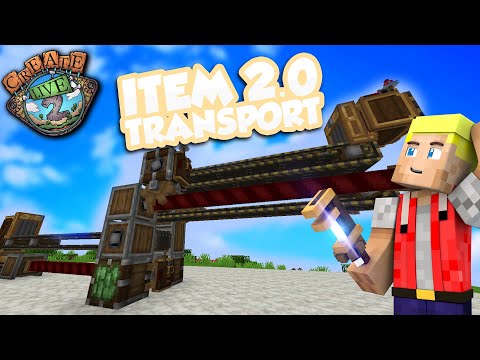 Riesen Teleskoparm Item Transport! - Create Live 2 - #46