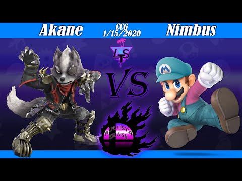 CCG Smash Ultimate 1/15/2020 - LTS | Akane (Wolf) vs Nimbus (Mario)