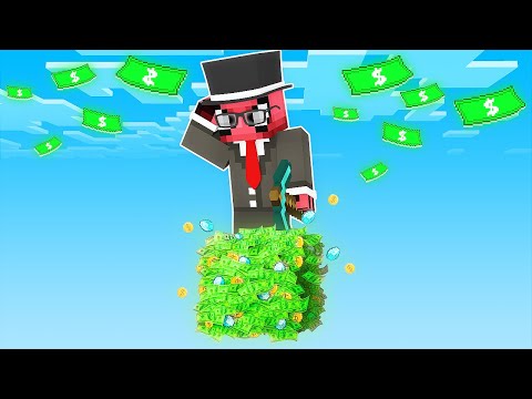 MİLYARDER TEK BLOK 💲 - Minecraft