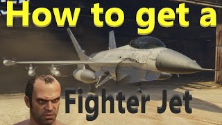 Where can I find a jet in GTA story mode?