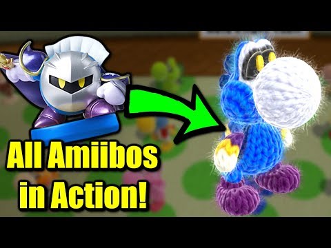 Yoshi's Woolly World - What do ALL Amiibos do?