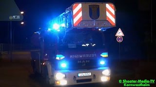 preview picture of video '[E] - BRAND EINES LACKBECKEN ||| Feuerwehr Kornwestheim im Einsatz ||| Einsatzlage in einem Betrieb'