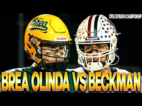 Brea Olinda vs Beckman‼️⚔️ CIFSS Division 8 Championship🏆 GOES TO OT ⁉️😱