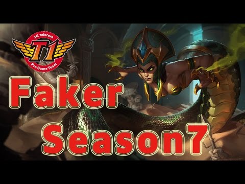 SKT T1 Faker Cassiopeia MID vs Kassadin Patch 6.24