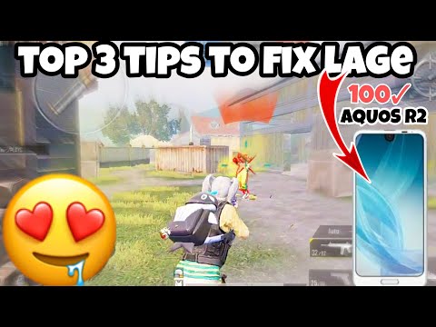 ⚡SHARP AQUOS R2 | top 3 tips and tricks to fix lag 100%⚡😭😭 #aquosr2 #pubgmobile #lagefix