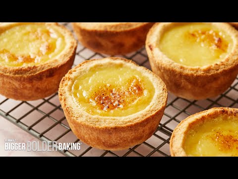 Buttery & Delicate Portuguese Custard Tarts (Pastéis de Nata)
