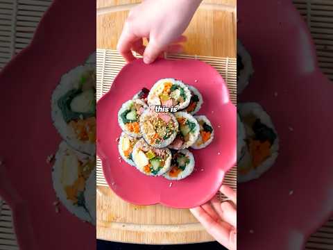 Sushi vs. Kimbap #sushi #koreanfood #kimbap #koreanfood #japanesefood