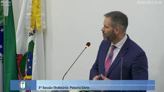 Sessão ordinária da Câmara de Vereadores Irati 28/02/2023