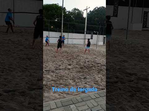 Treino de largada para aprender agilidade. #sub15 #voleidepraia #treino #largada