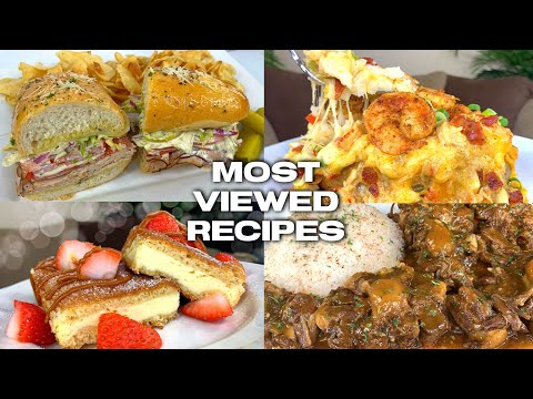 MY MOST VIEWED RECIPES ON YOUTUBE!