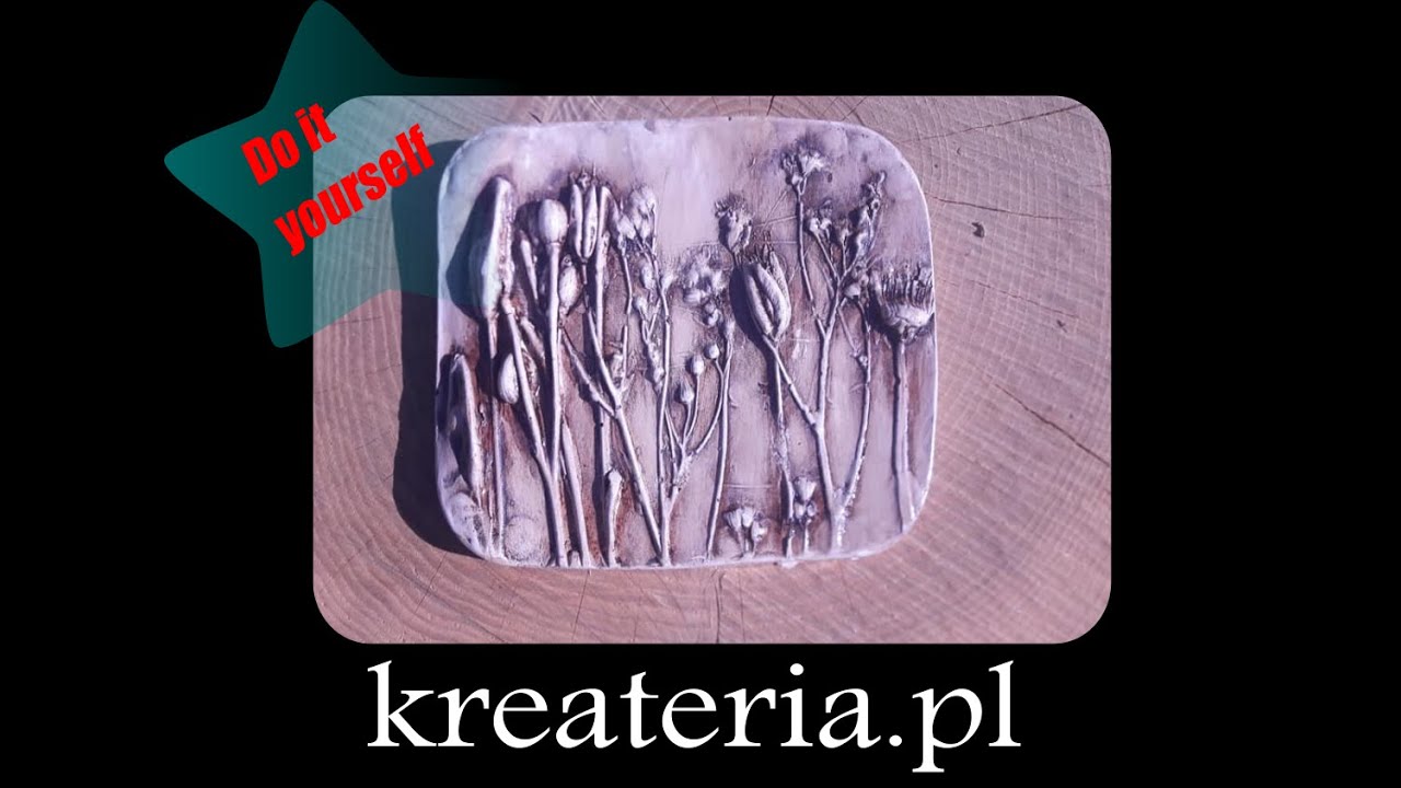 Jak zrobić dekorację - gipsowy obrazek 3D-KreaCraftShow215-1A