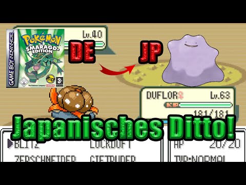 Getting Japanese Ditto in German Pokémon Emerald Edition - Glitch Arbitrary Code Execution