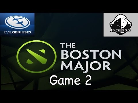 EG vs Faceless - Game 2 - Boston Major - Group Stage - Highlights