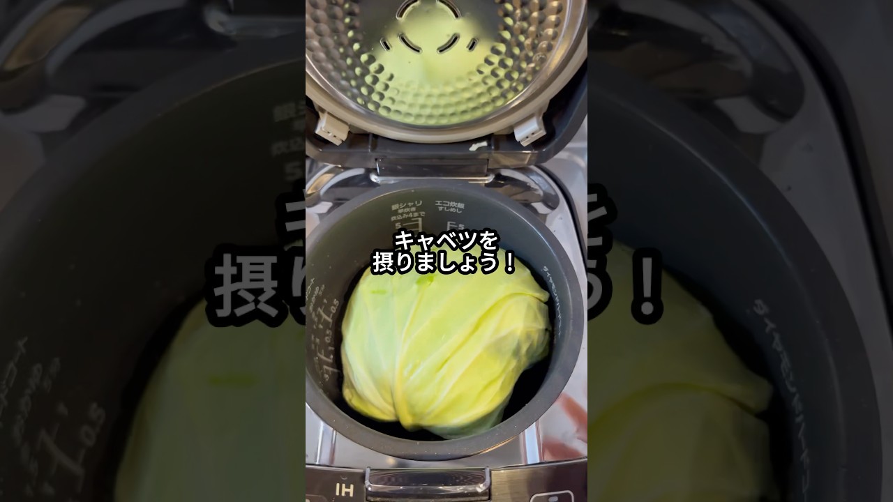 炊飯器で爆痩せ‼︎〜丸ごと豚キャベツ〜# ダイエット#ダイエットレシピ#炊飯器レシピ#時短レシピ#ほったらかし飯