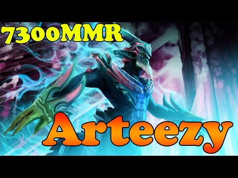 Dota 2 - Arteezy TOP 1 MMR America Plays Leshrac - Ranked Match Gameplay