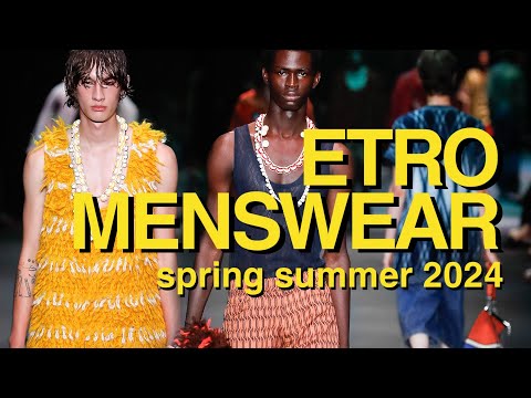 ETRO Menswear Spring Summer 2024