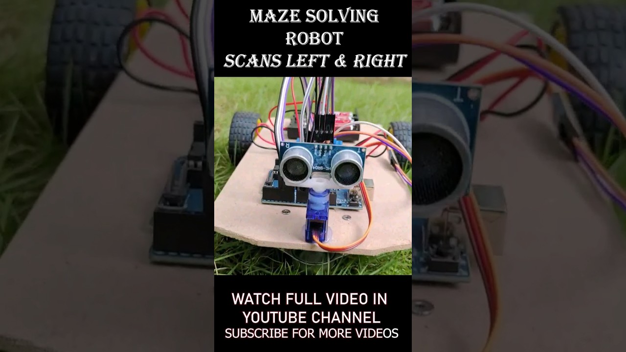 Maze Solving Robot - Advanced Algorithm || Detects obstacles on Left & Right #arduinoproject