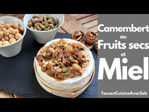 Camembert rôti au fruits secs et miel (Tous en cuisine avec Seb)