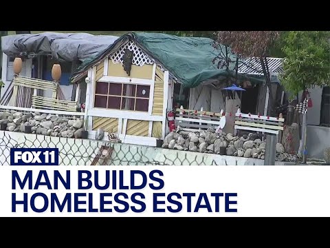 Man builds home, garden along Arroyo Seco in LA County