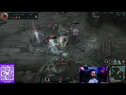 Rodil narrando Pentakill do Tibinha.