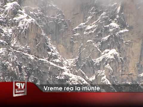 Vreme rea la munte